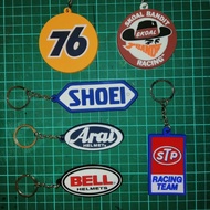 🇲🇾 keychain 🇲🇾 BANDIT RACING/76/STP RACING/BELL/ARAI/SHOEI -READY STOCK