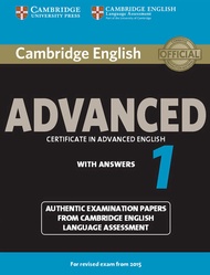 Cambridge English Advanced 1 for Revised Exam from 2015 Student's Book with Answers: Authentic Exami