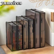 YUMEIREN Certificate Storage Box, Plastic Dustproof A4 File Box, Practical A4 Multifunctional Transp