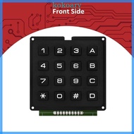 KOK 4x4 Keypad MCU Board Keyboard Moduless with 16 Keys 4x4 Push Buttons External Keypad Array Butto