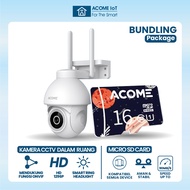 Acome Iot Camera CCTV APC31 Outdoor, ONVIF, TF Card (Max 128G)  IP65 Tahan Air dan Sinar Matahari, R