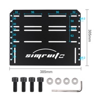 ZFEIO Sim Racing pedal cockpit floor 3load cell wheel pedals For pc G27 G29 T300rs Auto Driving Simu