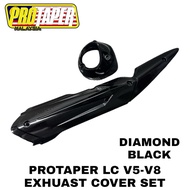 LC135 V5-V7 EXHAUST COVER SET