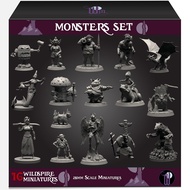 Monsters Pack for DND Miniatures Booster Pack of 16 DND Monsters Minis 28mm-32mm Scale DND Accessori