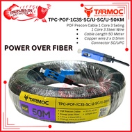 TPC-POF-1C3S-SC/U-SC/U-50KM POF Preconnectorized Cable 50 Meters