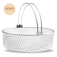 Air Fryer Basket,Steamer Basket,304 Stainless Steel Mesh Basket for Air Fryer,Air Fryer Accessory 8 