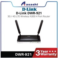 D-Link DWR-921 3G / 4G LTE Wireless N300 Direct SIM Modem Router ,Download 100Mbps &amp; 50Mbps Upload Router