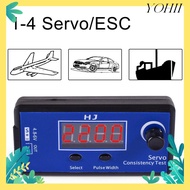 YOHII ESC Consistency Tester, Tester 3 Modes RC Servo Tester, RC Parts Digital Display DC 4.8~6V Dig