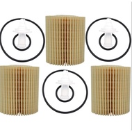 3PCS 04152-YZZA5 Oil Filters Kit Replacement Engine Oil Filter Element Fits for For Lexus Toyota 4Ru