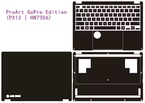 For Asus ProArt GoPro Edition PX13 HN7306 P16 H7606 PZ13 HT5306 Studiobook 16 H7600 H5600 Laptop Vin