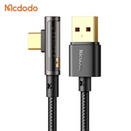 【1Yr Warranty】 MCDODO 90 Degree Transparent Fast Charging and Data Sync Cable iP Type C CA 340 339 3