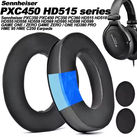 Earphone pads For Sennheiser GAME ONE ZERO HD 380PRO PCX345 450 HD515 560S 569 599 replacement Earpa