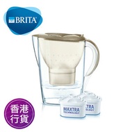 BRITA - 香港行貨 Marella XL 3.5L 濾水壺 (星燦金色) 連 MAXTRA 濾芯 x 2