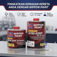 NIPPON PAINT ULTRA 8200F 2K HS CLEAR 1L WITH HARDENER 500ML 2:1(SLOW DRY)