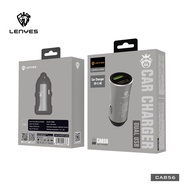 SAVER CAR Charger LENYES CA856 2.4A 2port USB CAR adapter batok casan HP original