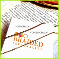 ◮ ✆ Braided Personality Gold Heart Photo Locket Necklace with Box