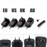Adjustable Adaptor Charger 3V 4.5V 5V 6V 7.5V 9V 12V 2A 2.1A AC/DC Adapter Power Supply Plug for LED