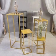 Round iron cake table rack dessert table welcome area decoration wedding cake table wedding props