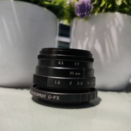 35mm F1.6 CCTV MANUAL Lens FOR Mirrorless EOS M CANON, NIKON, FUJIFILM