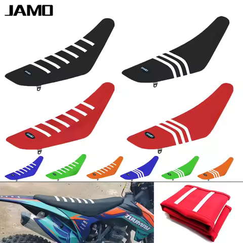 JAMO Motorcycle Seat Cover White Thickened Non-Slip For KTM SX SXF EXC YAMAHA YZF WR HUSQVARNA KAYO 