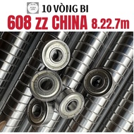 [fan running goods] combo of 10 608zz CHINA bearings, size 8.22.7m