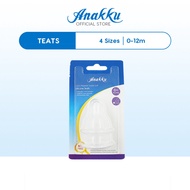 Anakku 2pc Silicone Regular Super Soft Teats - Puting SIlikon Super Lembut  163-150-153
