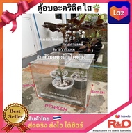 roacrylic ตู้อบกล้วยแดงอินโดด่าง ขนาดกว้าง60x50xสูง50cm.และขนาด50x50x60 cm.