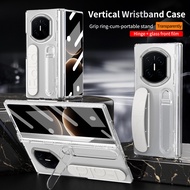 Huawei Mate X7 Hand Strap CaseBuilt-in Screen ProtectorKickstandHinge Protection Case for Huawei Mat