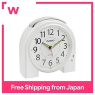 CASIO Alarm Clock Analog Bell Sound Alarm White TQ-377-7JF