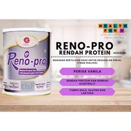 RENO PRO LOW PROTEIN (RENDAH RPOTEIN) 400 gram // Renal Care // Milk Supplement