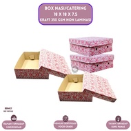 Rice Box 18x18 Catering Box 18x18 Box 18x18 Thickness 350 Gsm (BB4K7-18X18X7.5)