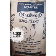 Pur Pakan Ayam Pedaging Broiler BR1 8202 Malindo 50 Kg