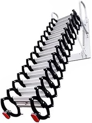 Telescoping Ladder Attic Telescopic Ladder Wall Mount Pull Down Extension Ladder Invisible Folding L
