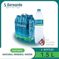San Bernardo Natural Mineral Water 1.5L - Pack of 6