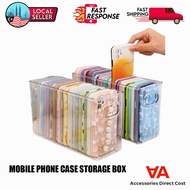 Mobile phone case storage box desktop acrylic storage rack multifunctional sundries storage box case