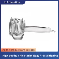Stainless Steel Tomato Slicer Cutter Multifunctional Fruit and Vegetable Bread Clip Kitchen Slicing 