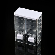ZYJC Transparent 250ml Soap Dispenser Plastic Manual Shampoo Container Practical Wall Mounted Shower