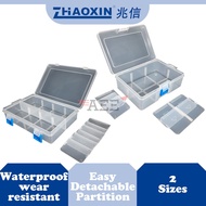 ZX G 170 / 200 8 Case Transparent Parts Box ( 6 Slot / 8 Slot ) Kotak Penyimpanan