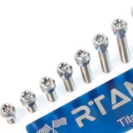 RTAMO Titanium Gr5 Silver Gold M6x10 12 15 20 25 30 35-120L Nmax Xmax Tmax Switch Box Crankcase Water Pump Bolt