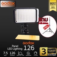 Godox LED 126 - ฟรี ขาตั้ง 200ซม. - 7.5W 5500K-6500K - รับประกันศูนย์ Godox Thailand 3ปี