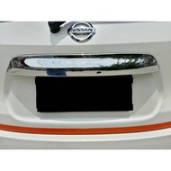 NISSAN Note 2017 ครอบมือเปิดท้าย โครเมี่ยม ประดับยนต์ ชุดแต่ง ชุดตกแต่งรถยนต์
