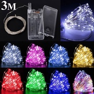 3M 30LED Copper Wire Light String Christmas Decoration Gift Box Bouquet Colorful Light