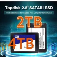 [2023ใหม่] 2022 SSD 1TB 1TB 4TB แผ่นฮาร์ดไดรฟ์ Sata3 2.5นิ้ว Ssd TLC 500เมกะไบต์/วินาทีโซลิดสเตทไดรฟ์ภายในสำหรับแล็ปท็อปและเดสก์ท็อป