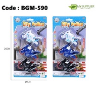 BGM-590 3in1 Motorcycle Model Toy Sport Race Model Motorbike L9cm*W4cm*H2cm