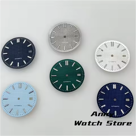 NH35 31mm Watch Dial Hand Set Green Luminous Fit NH35 NH36 PT5000 ETA 2836 2824 Mingzhu DG2813 3804 