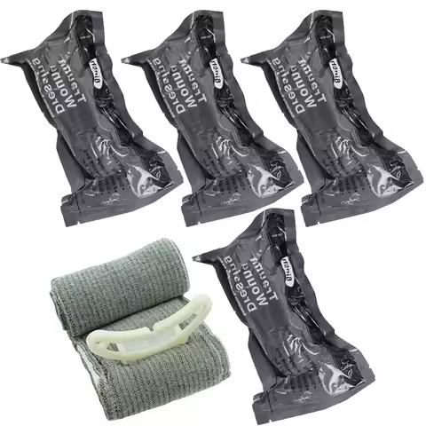 Emergency High Strength Pressure Israeli Bandage Trauma Wound Dressing Hemostatic Control Bandage Fi