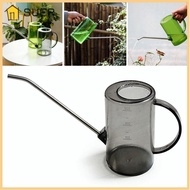 SUER 1Pcs Watering Kettle, Removable Long Spout 1L/1.5L Watering Can, Portable Long Mouth Large Capacity Measurable Gardening Watering Bottle Home Office Outdoor Garden Lawn