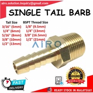 Brass Fitting Single Tail Barb Connectors Hose Thread Fitting Nipple Brass,Hose barb fitting ,compre