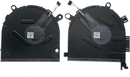 CPU & GPU Cooling Fan Replacement for HP Spectre X360 14-EU 14t-EU 2-in-1 ND75C0L-22L08 ND75C0K-22L0