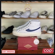 Compass Gazelle Hi White Blue Shoes